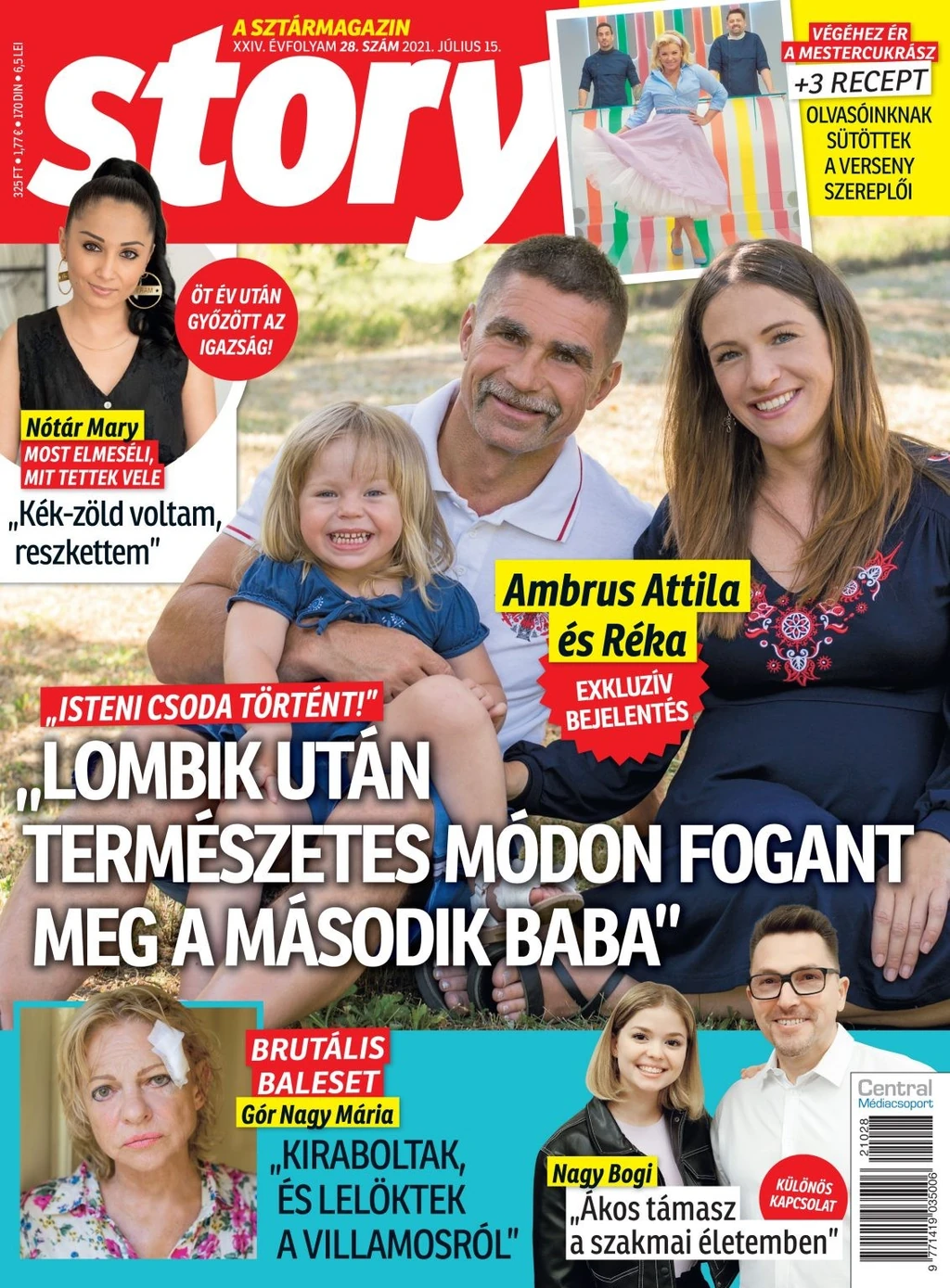 Ambrus Atttila és Réka első gyermeke, Anna 2019-ben született