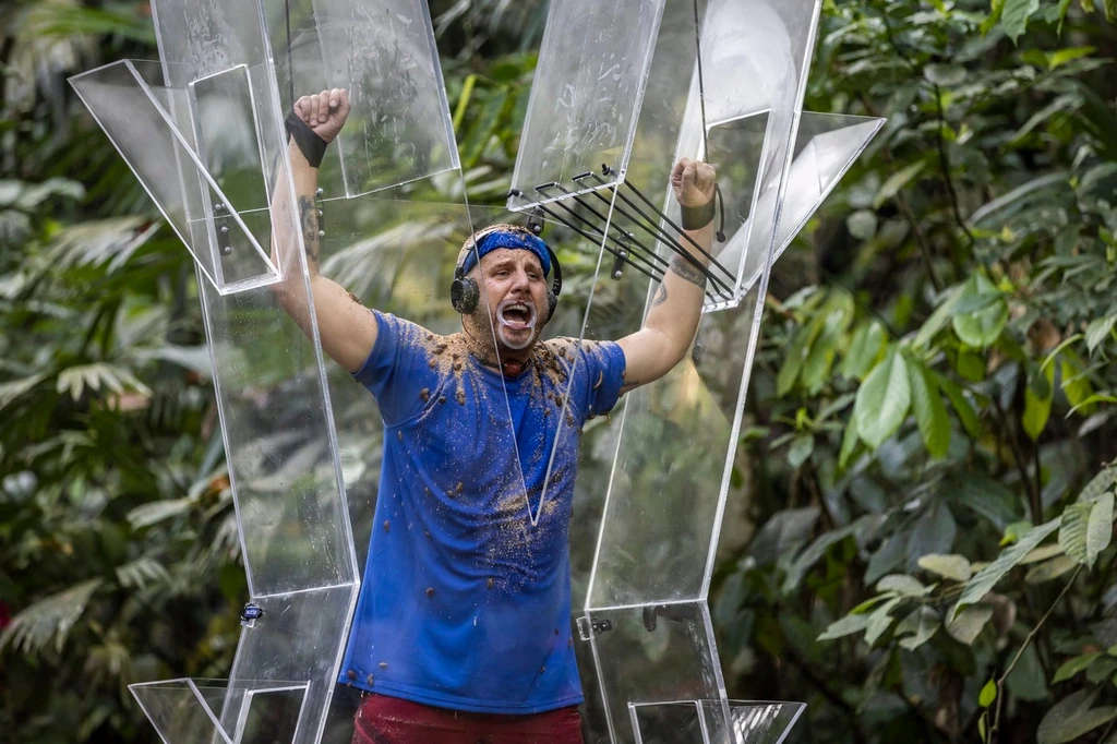 Zámbó Krisztián nem sokáig bírta a dzsungelkörülményeket (Fotó: RTL/Sajtóklub)