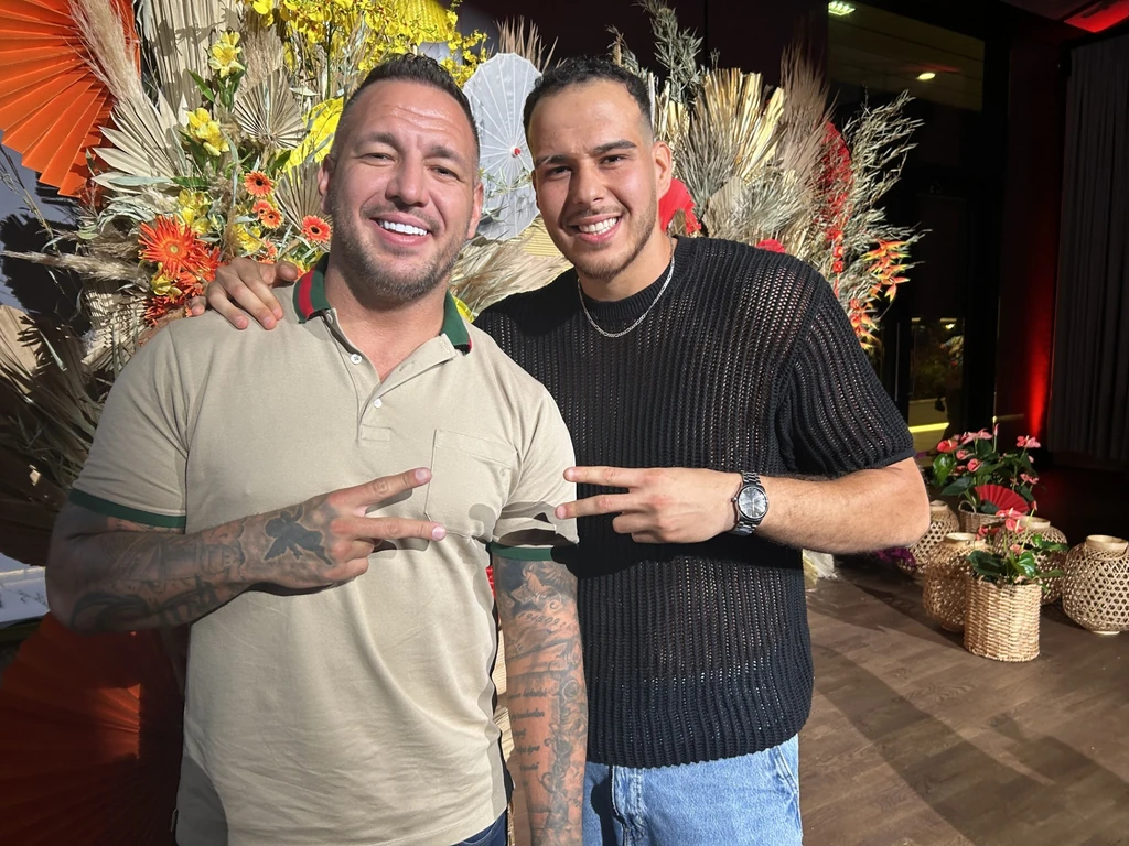 Curtis és egyiptomi hasonmása, Kerim Khalil (Fotó: Olajos Piroska/fotocentral.hu)