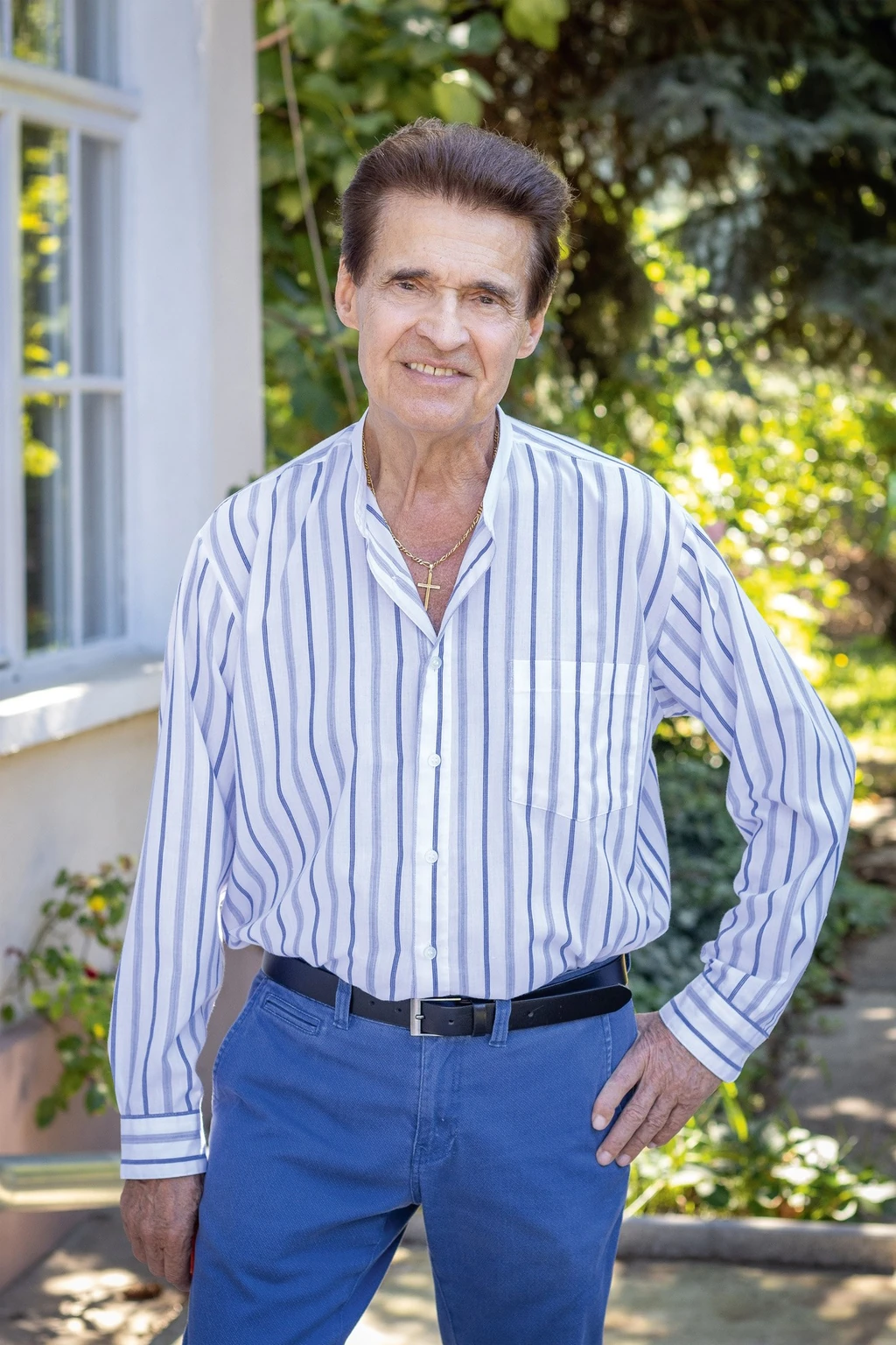 „Nem vagyok öreg, csak régóta fiatal” – mondja az örökifjú énekes (Fotó: Birton Szabolcs)