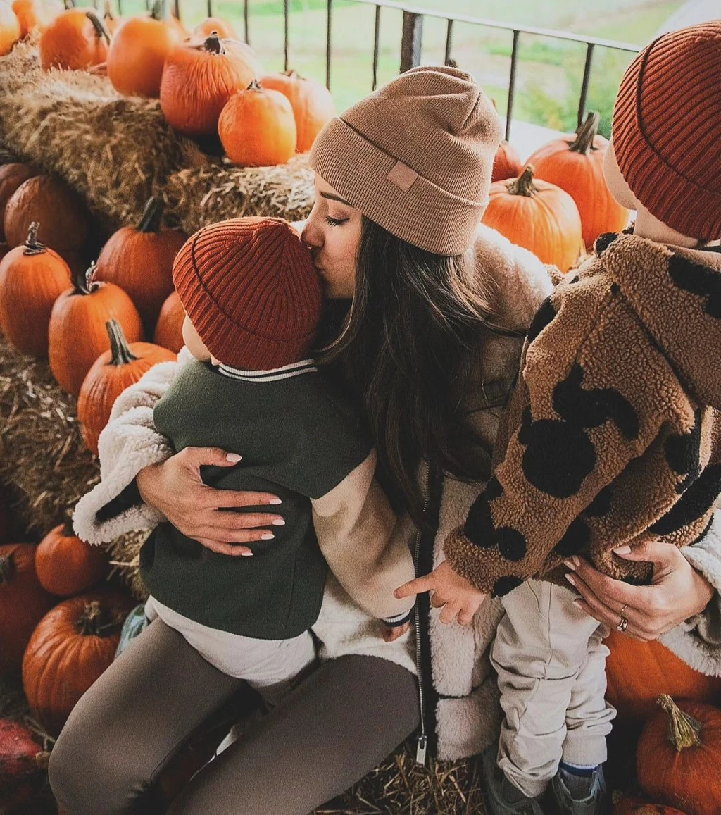 Palácsik Lilla a két kisfiával (Fotó: Archív)