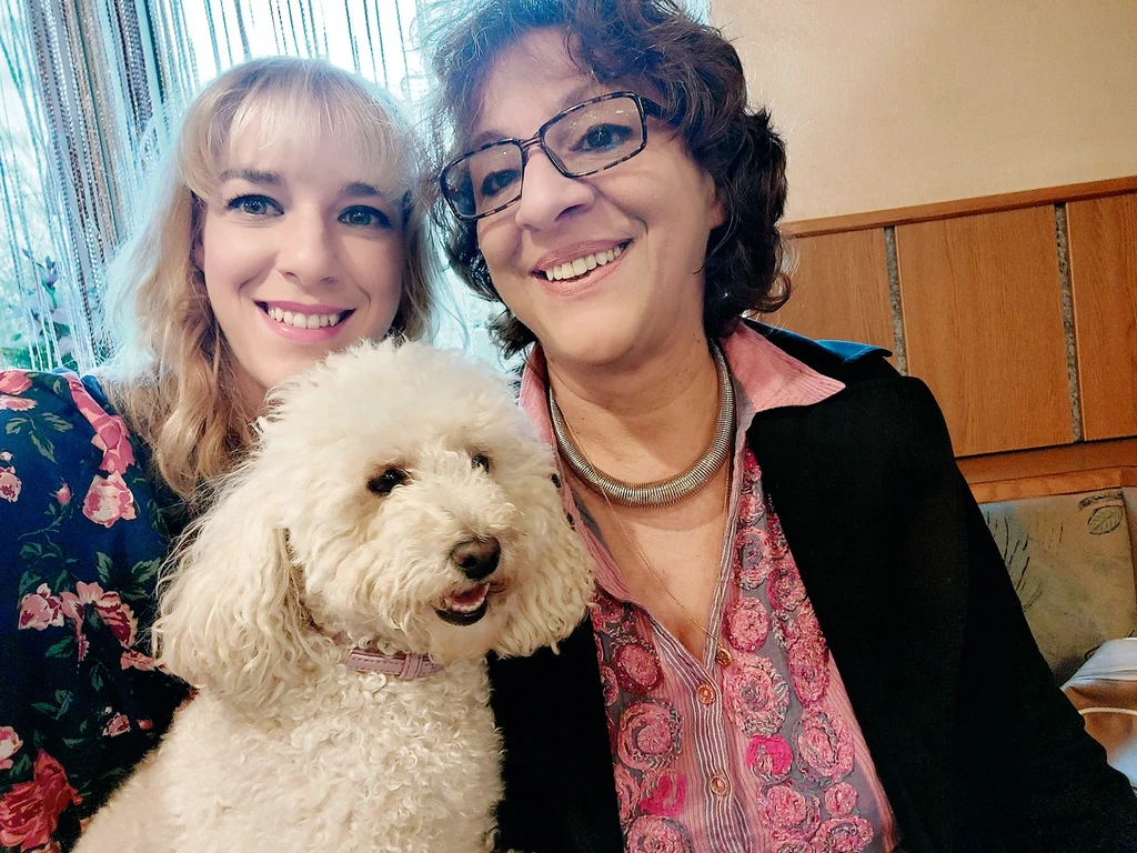 Lányával, Danics Dórával (Fotó: Archív)