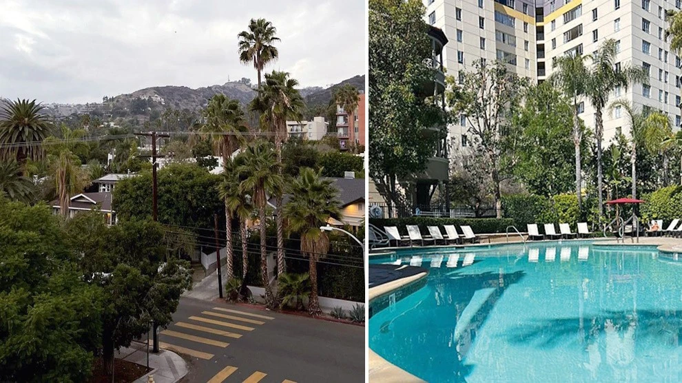 Los Angelesben egyáltalán nincs tömegközlekedés, viszont az ő otthona kertjében is van medence (Fotók: Archív)