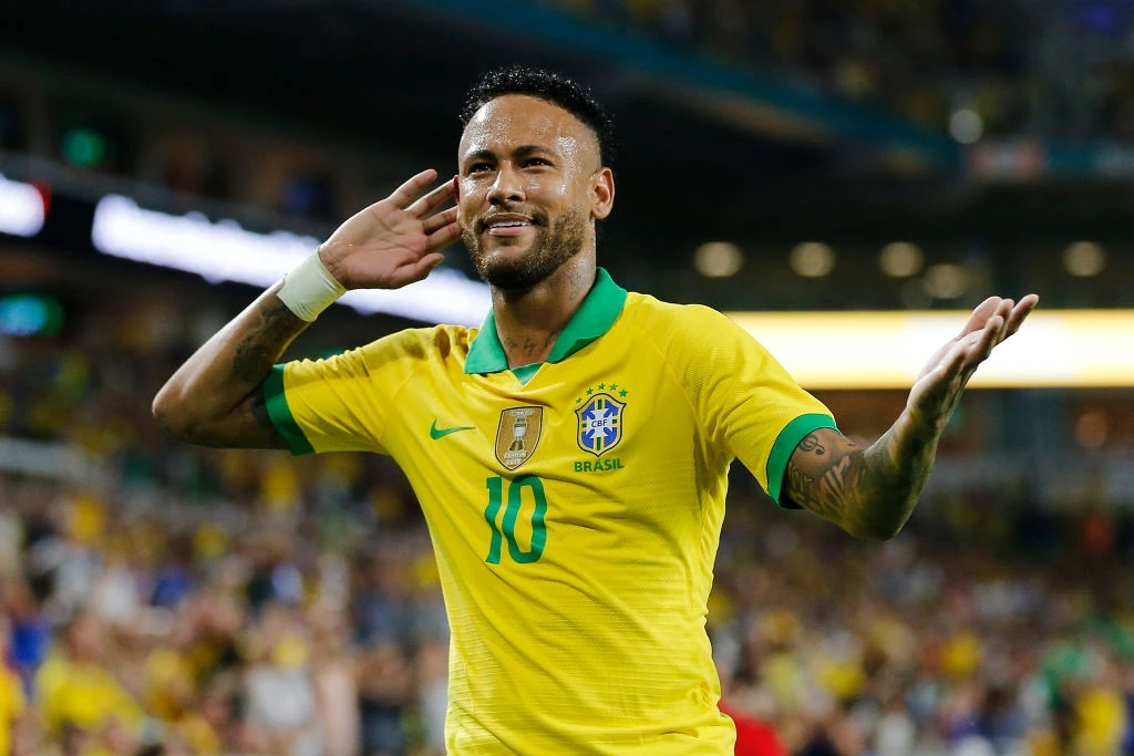 Neymar is elámult a magyar focista láttán (Fotó: Getty Images)
