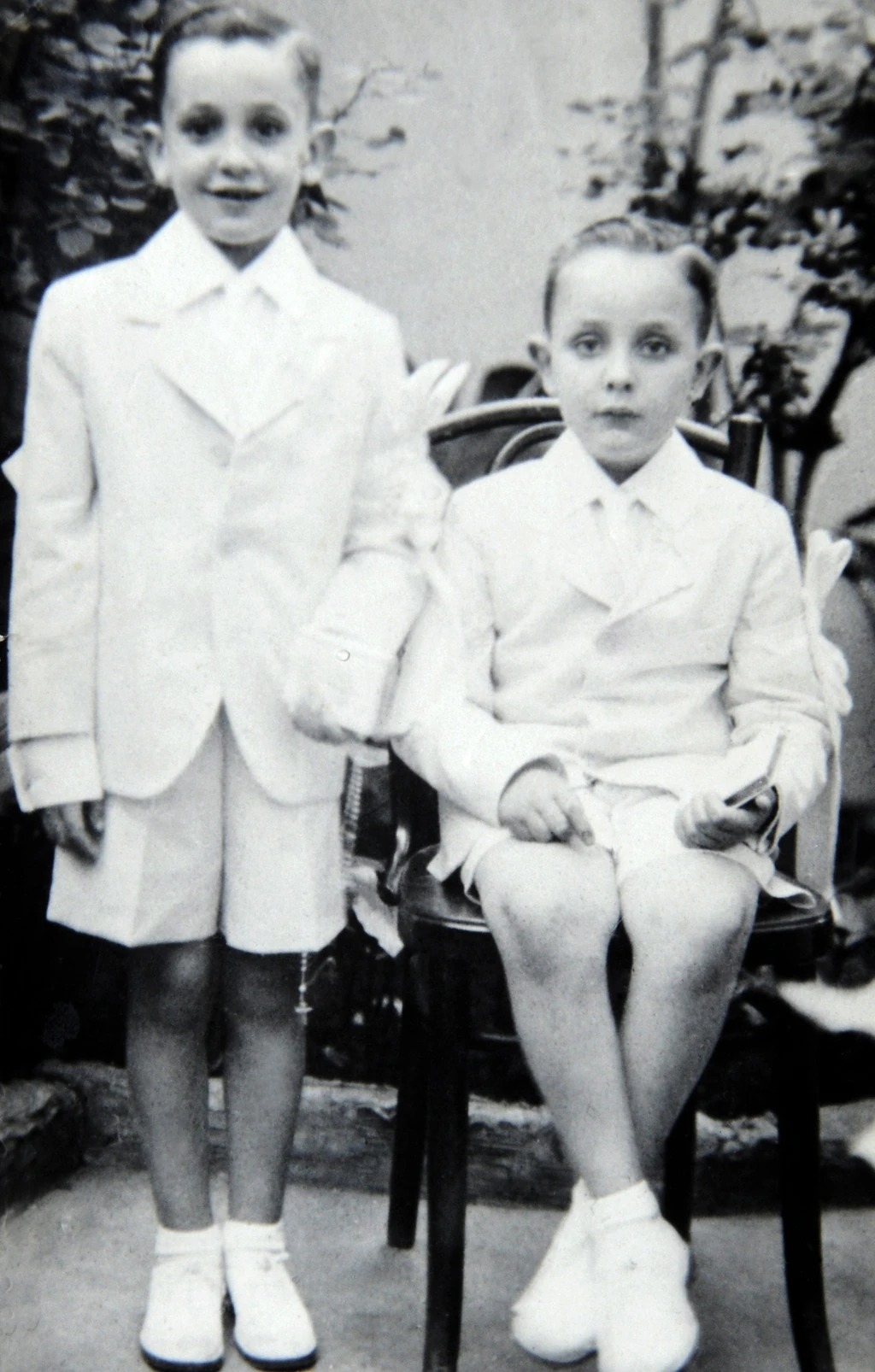 Gyerekkori fotó: Jose Mario Bergoglio és lánytestvére Maria Elena Fotó: Getty Images