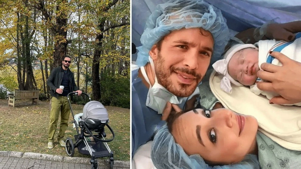 Barış Arduç és a szintén színész Gupse Özay kislánya tavaly született (Fotók: Archív)