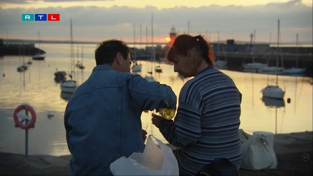 József meglepetés borral készült (Fotó: RTL/Sajtóklub)