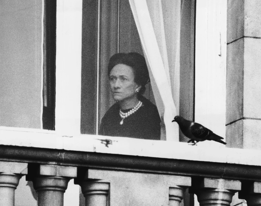 Wallis 1972-ben, férje halála után egy héttel a Buckingham-palotában (Fotó: Getty Images)