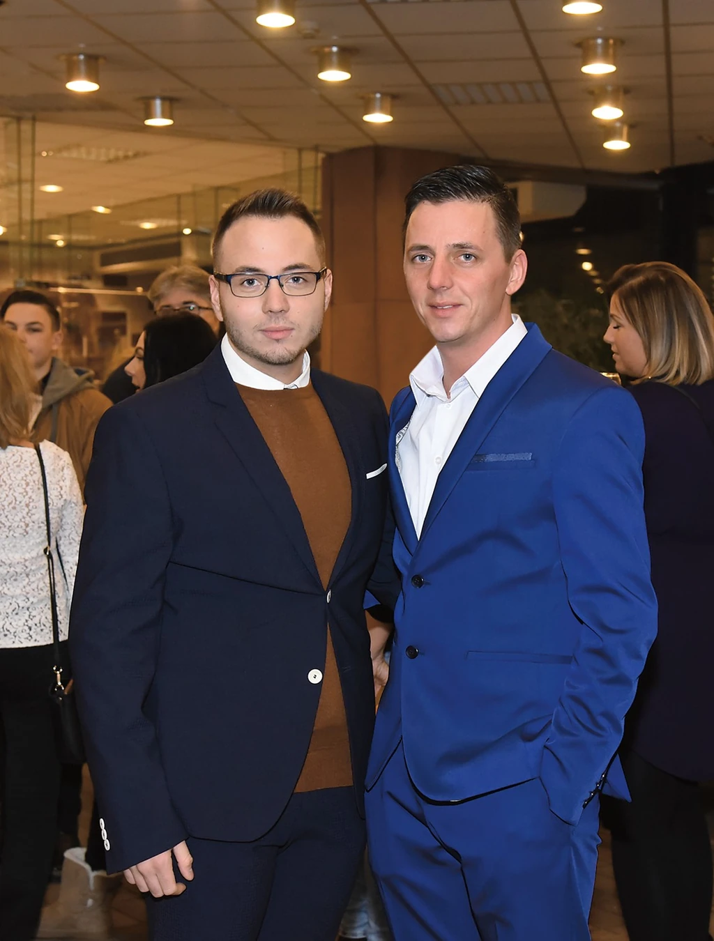 Bátyjával, Szebasztiánnal (Fotó: Olajos Piroska/fotocentral.hu)