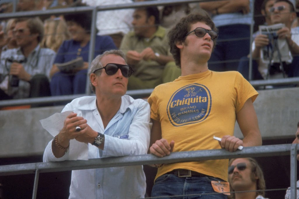 Paul Newman a fiával, Scott-tal 1972-ben 