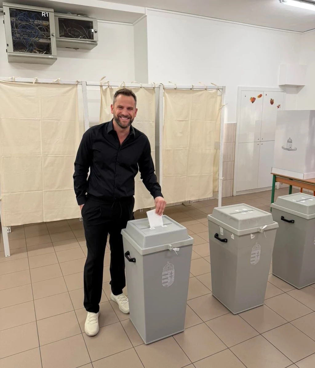 Danny Blue is leadta a szavazatát, bár állítja előre látta a végeredményt. (Fotó: Instagram)