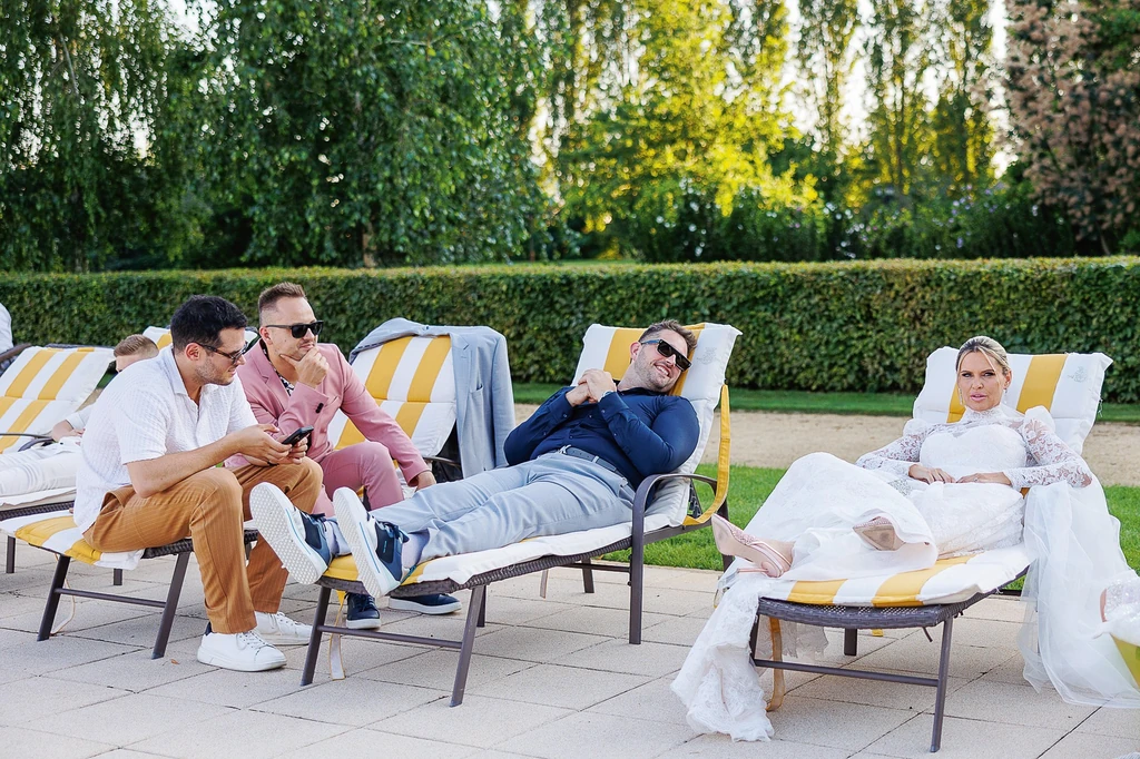 Szilvi TV2-s kollégáival