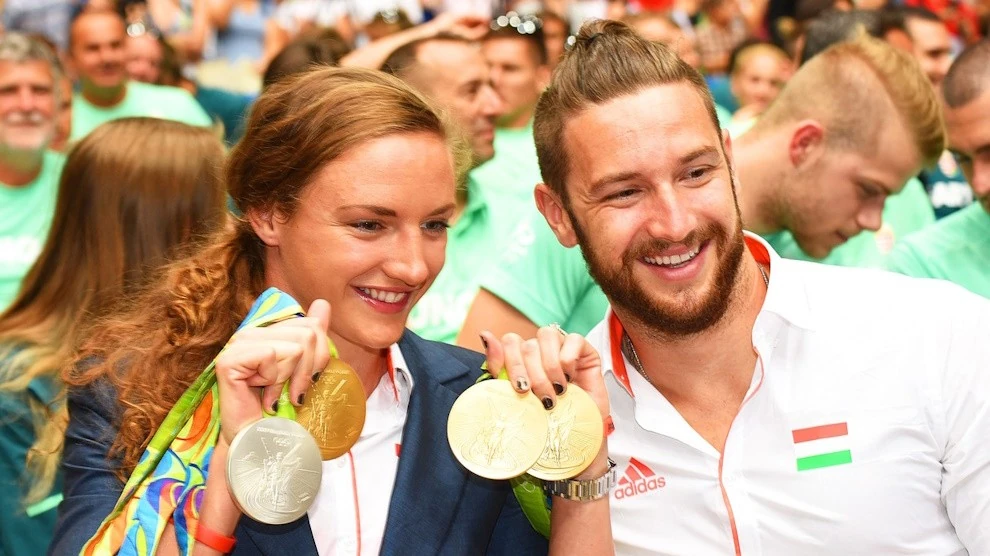 Hosszú Katinka a riói olimpián élete legnagyobb sikerét érte el 2016-ban, edzője Shane Tusup volt (Fotó: Olajos Piroska/fotocentral.hu)