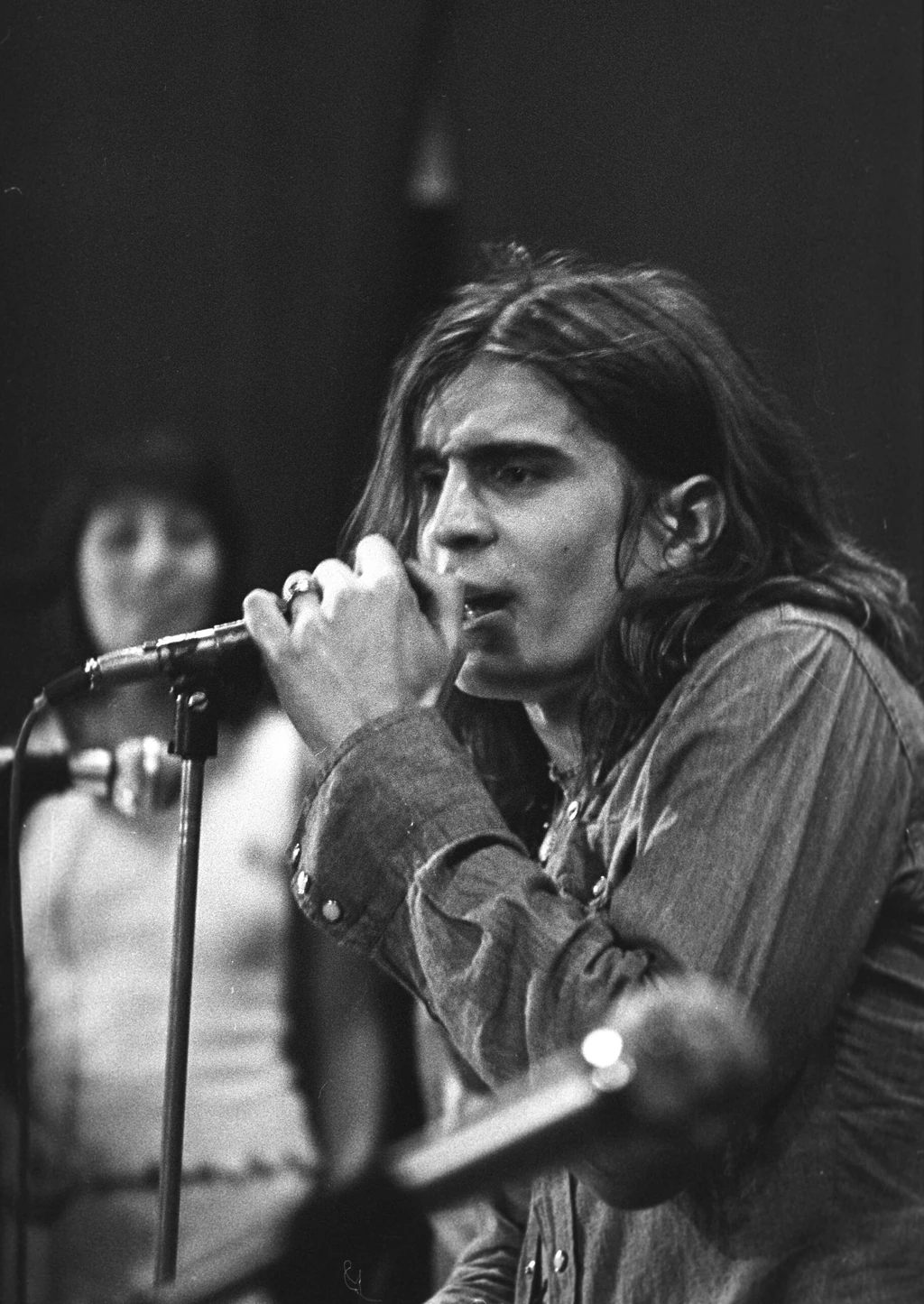 A Generál énekeseként 1972-ben (Fotó: Erky-Nagy Tibor/Fortepan)