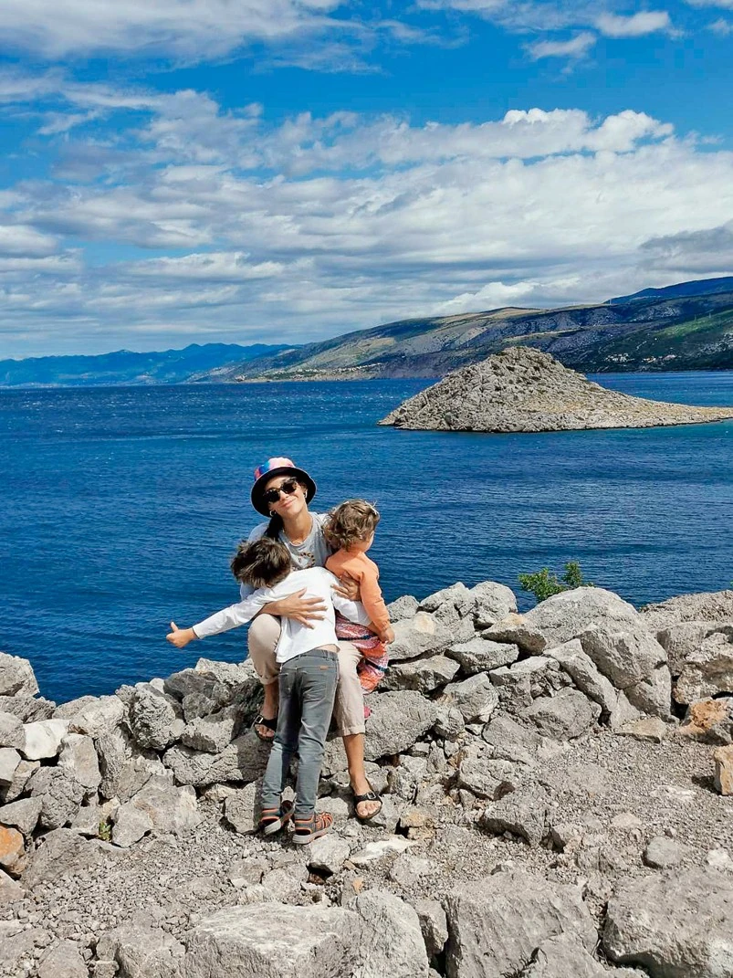 Gyerekeivel, Boldival és Pankával (Fotó: Archív)