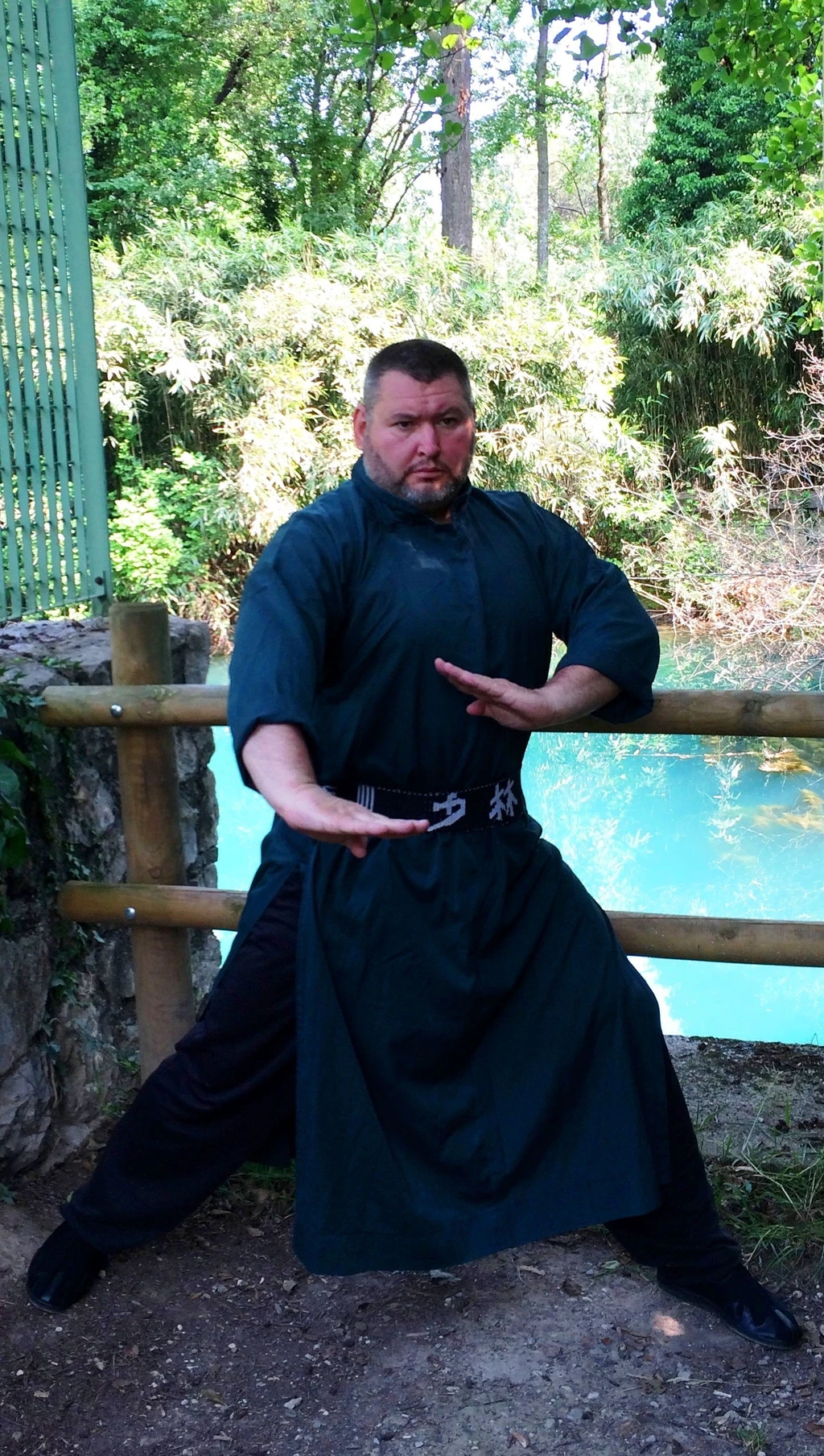 Zámbó Jimmy testőre, Serflek József kungfuedzőként is dolgozik. (Fotó: Archív)