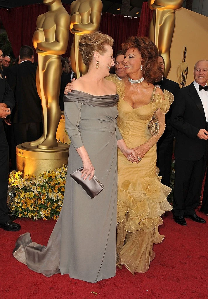 Igaziból nem volt harag: Sophia és Meryl az Oscar-gálán (Fotó: Getty Images)