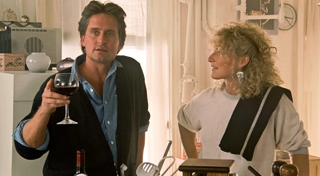 Michael Douglas és Glenn Close a Végzetes vonzerőben (Fotó: Profimedia)