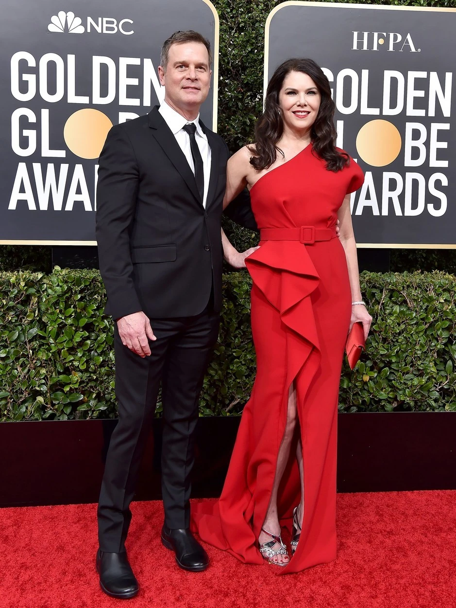 Lauren Graham Peter Krause-zal egy másik sorozat forgatásán jött össze (Fotó: Profimedia)