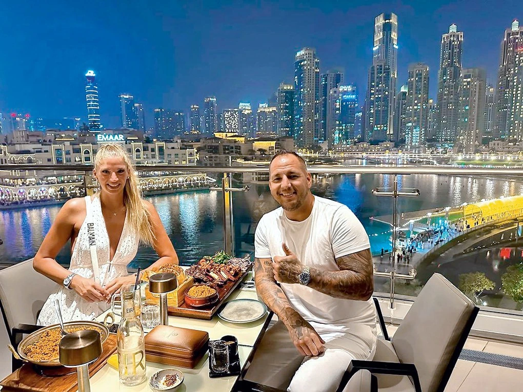 Barátnőjével, Judyval (Fotó: Archív)