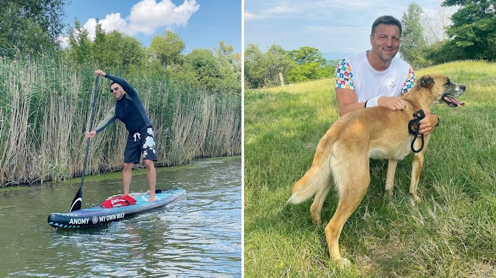 A víz közelsége a szabad­idejében is főszerepet kap (Fotók: Archív)