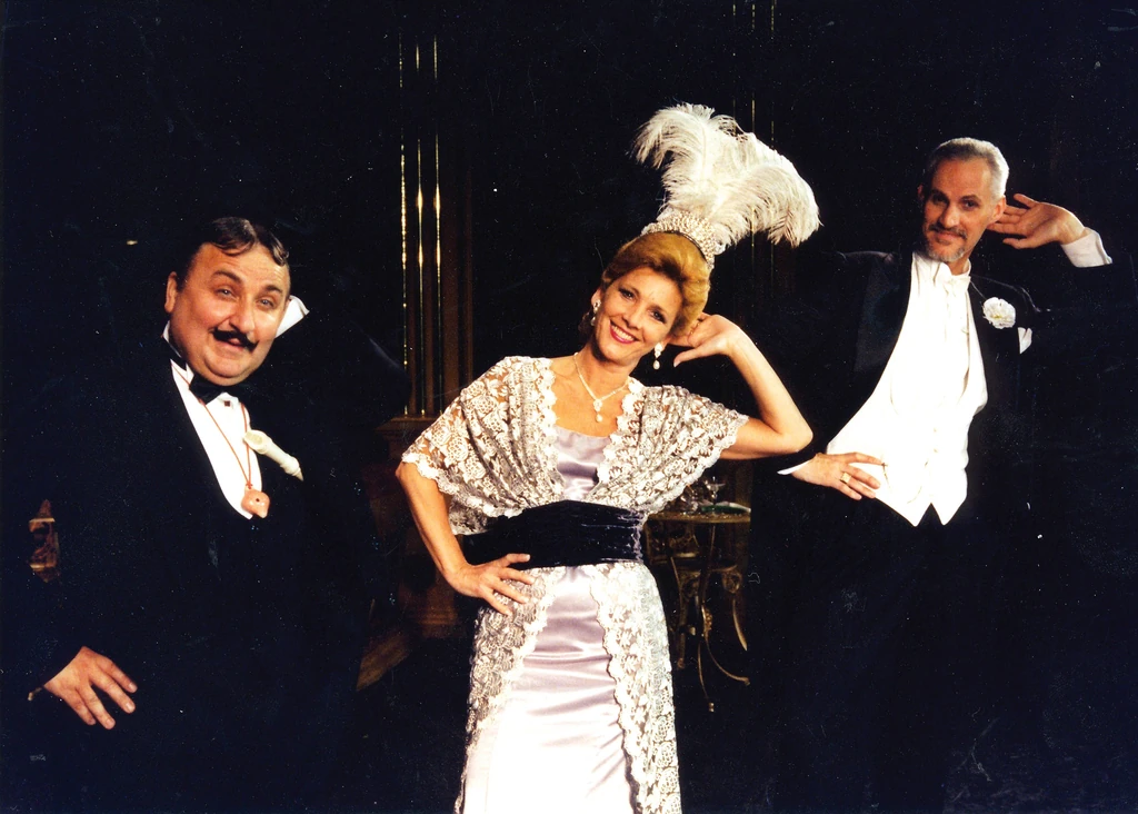 Szépségével beragyogta a színpadot, itt Mikó Istvánnal (Fotó: Ikládi László/fotocentral.hu)