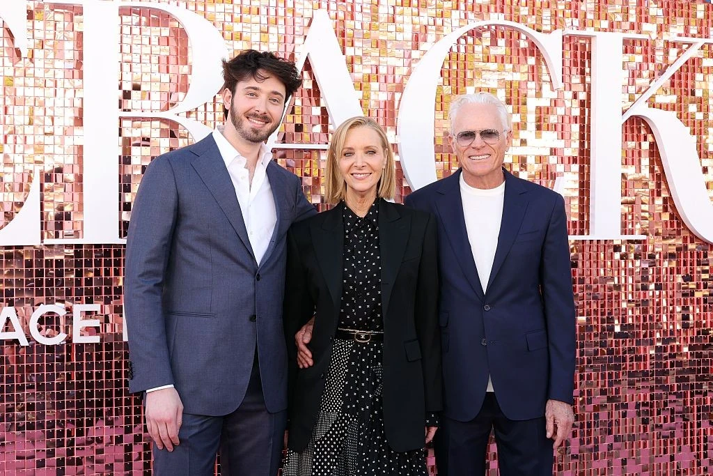 Lisa Kudrow a férjével és fiával (Fotó: Getty Images)