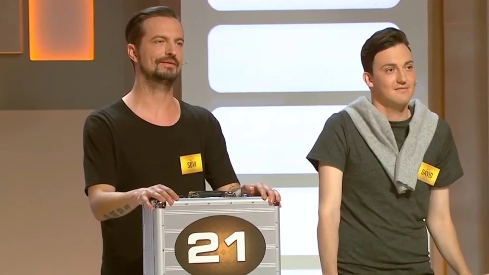 Süveges András, azaz Süvi az Áll az alku című műsorban (Fotó: YouTube)