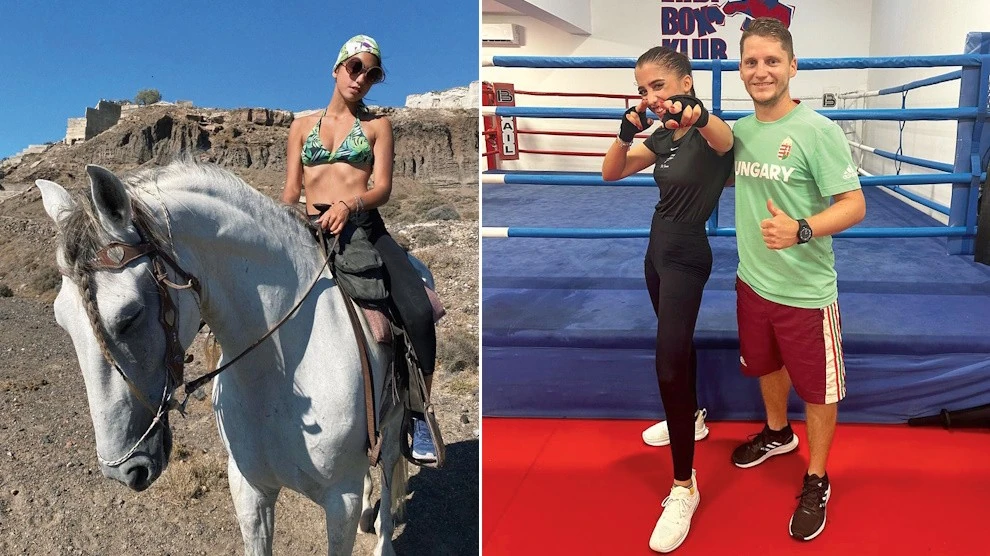 A lovaglás a mindene, és most a boksz is bejött a képbe (Fotók: Archív)