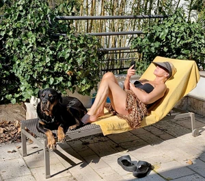 Leila az utolsó hetekben el sem mozdult a gazdája mellől
