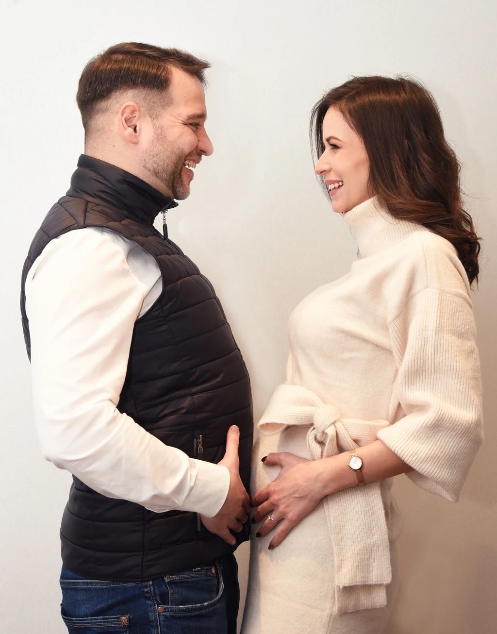 Nemes Anna januárban jelentette be, hogy a párjával, Istvánnal gyereket várnak (Fotó: Olajos Pirsoka/fotocentral.hu)