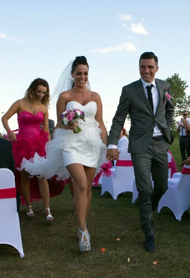 Erika nagyon szexi menyasszony volt